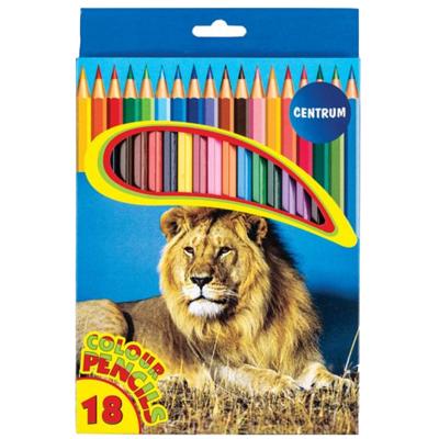Kleurpotloden set - multi kleuren - 18x stuks - tekenen voor kinderen