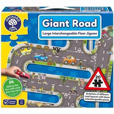 Giant Road Road - Puzzel - BOOMGAARD - 20 grote verwisselbare stukken