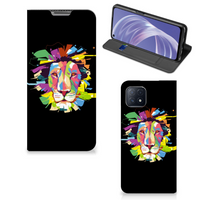 OPPO A73 5G Magnet Case Lion Color