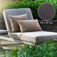 Decoratief kussen 60x40 cm dark grey Yoi - Yoi