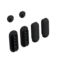 4 Zitting, 2 deksel buffers voor Hammock zitting, zwart 4 Zitting, 2 deksel buffers voor Hammock zitting, zwart