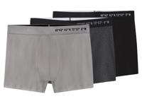 esmara Men Set van 3 heren boxers (Zwart/grijs, M)