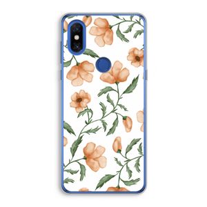 Peachy flowers: Xiaomi Mi Mix 3 Transparant Hoesje