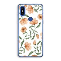 Peachy flowers: Xiaomi Mi Mix 3 Transparant Hoesje