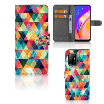 OPPO Reno5 Z | A94 5G | Telefoon Hoesje | Geruit