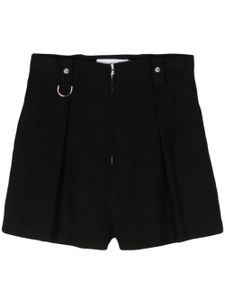 IRO short Malda à taille haute - Noir