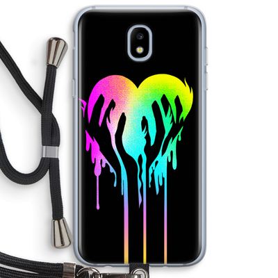 Hold My Heart: Samsung Galaxy J5 (2017) Transparant Hoesje met koord
