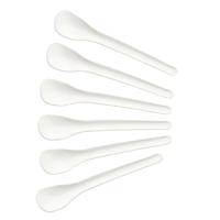 Fackelmann Eierlepels 14 cm 6 Stuks Wit