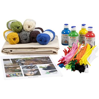 Creativ Company Groepsset textiel, 1 doos