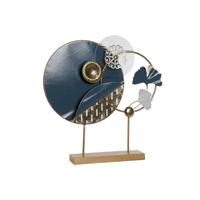 Decoratieve figuren DKD Home Decor 58 x 9 x 60 cm Abstract Blauw Gouden Wit Modern