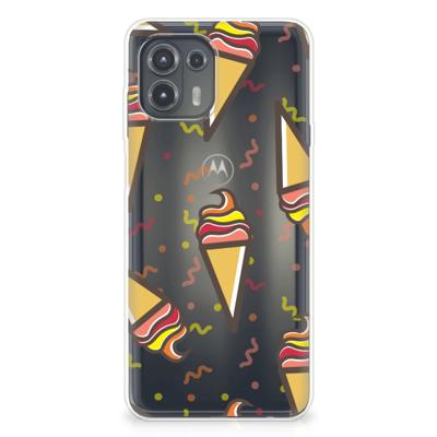 Motorola Edge 20 Lite | Siliconen Case | Icecream