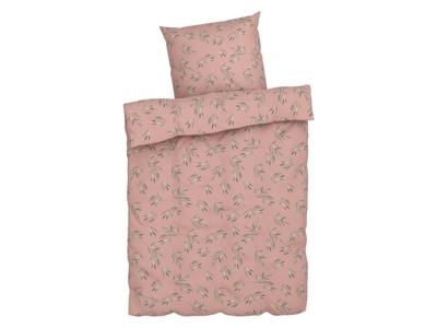 LIVARNO home Microfiber satijnen beddengoed, ademend, 140 x 200 cm (let op: LV OSNL) (Lichtroze)