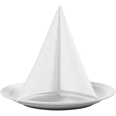 Creativ Company Servetten, afm 40x40 cm, 60 gr, wit, 20 stuk/ 1 doos