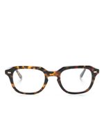 Moscot lunettes de vue rectangulaires Gatkes - Marron