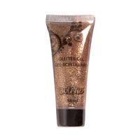 Glittergel voor lichaam en gezicht - goud - 14 ml - vloeibaar   -