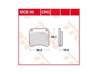 TRW Brake pad mcb 99 crq hyper carbon racing