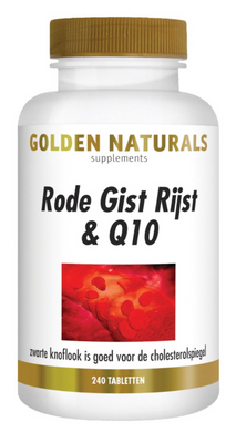 Golden Naturals Rode Gistrijst & Q10 Tabletten