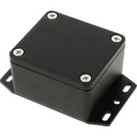 Hammond Electronics 1550Z104FBK Universele behuizing Aluminium spuitgietwerk Zwart 1 stuk(s) - thumbnail