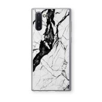 Witte marmer 2: Samsung Galaxy Note 10 Transparant Hoesje