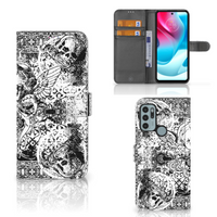 Telefoonhoesje met Naam Motorola Moto G60s Skulls Angel