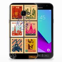 Samsung Galaxy Xcover 4 | Xcover 4s | Silliconen Back Cover | Postzegels
