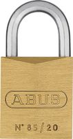 ABUS Cilinderhangslot | breedte slotlichaam 21 mm | messing gelijksluitend 0393 | 1 stuk - 2434 2434a - thumbnail