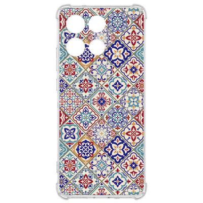TPU Telefoonhoesje Motorola Moto G56 - Tiles Color backcover TPU Telefoonhoesje Motorola Moto G56 - Tiles Color backcover