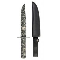 Survival mes met schedels 37 cm   -