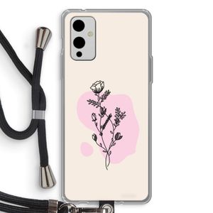 Roses are red: OnePlus 9 Transparant Hoesje met koord