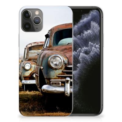 Apple iPhone 11 Pro | Siliconen hoesje | met foto Vintage Auto