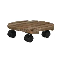 Esschert Design Plantentrolley Bruin Ø29cm