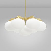 CTO Lighting Cloudesley Medium Hanglamp - Messing - thumbnail