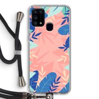 Tropisch: Samsung Galaxy M31 Transparant Hoesje met koord