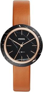 Horlogeband Fossil ES4382 Leder Bruin 16mm