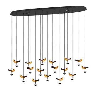 Stars of Light Zwarte hanglampDracera met goud - 390343