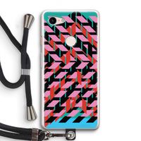 Skew Blush 2: Pixel 3 Transparant Hoesje met koord