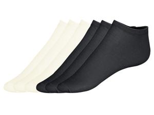 esmara 6 paar sokken (Crème/zwart, 39-42)