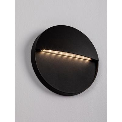 Lyora Ronde wandlampRodix zwart - 9136437