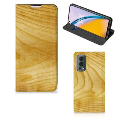 OnePlus Nord 2 5G Book | Wallet Case | Licht Hout