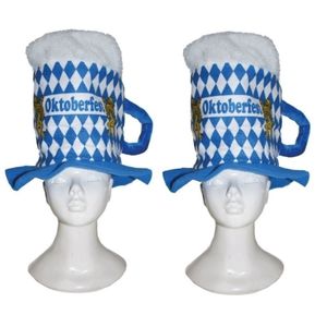 2x Bierpul Oktoberfest verkleed hoeden