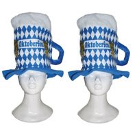 2x Bierpul Oktoberfest verkleed hoeden