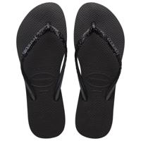 Havaianas Slim glitter II black Zwart 