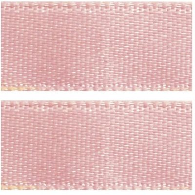 4x rollen satijn sierlint/cadeaulint lichtroze 10 mm