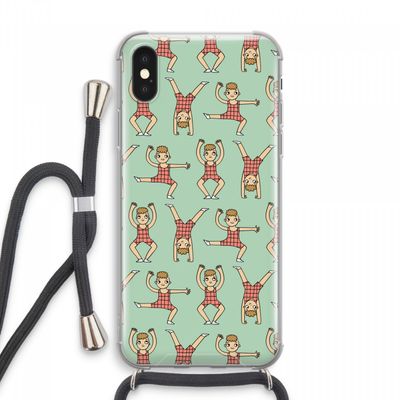 Gymboys: iPhone XS Max Transparant Hoesje met koord