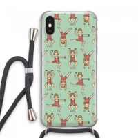 Gymboys: iPhone XS Max Transparant Hoesje met koord