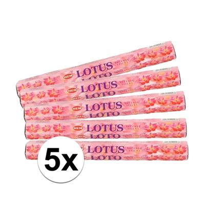 Hem Wierook stokjes - Lotus - 100x stokjes - Yoga/meditatie