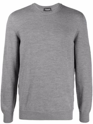 Drumohr pull en laine mérinos - Gris