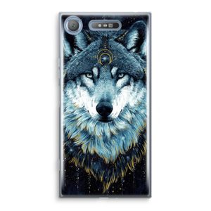 Darkness Wolf: Sony Xperia XZ1 Transparant Hoesje