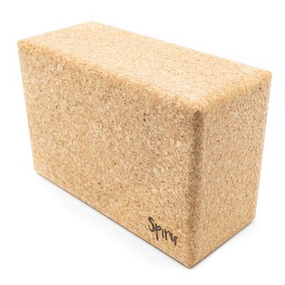 Spiru Yoga Blok Eco Kurk Rechthoekig Groot - 22,7 x 15 x 10 cm
