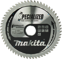 Makita Accessoires afkort- en cirkelzaagblad aluminium | efficut 190x30(20)mm 60t 0g - e-16863 e-16863